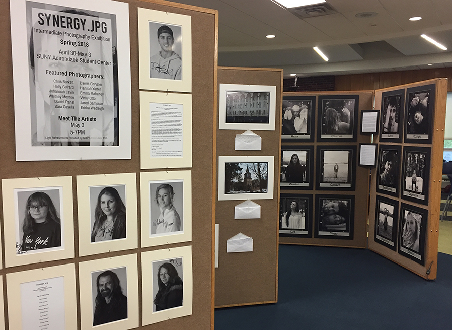 The student photo show 'Synergy' runs through May 3 in the Student Center.