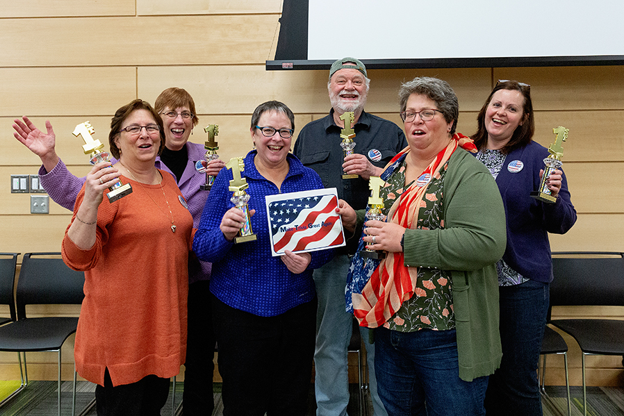 Make Trivia Great Again won first place in the 2019 Howl Trivia event.