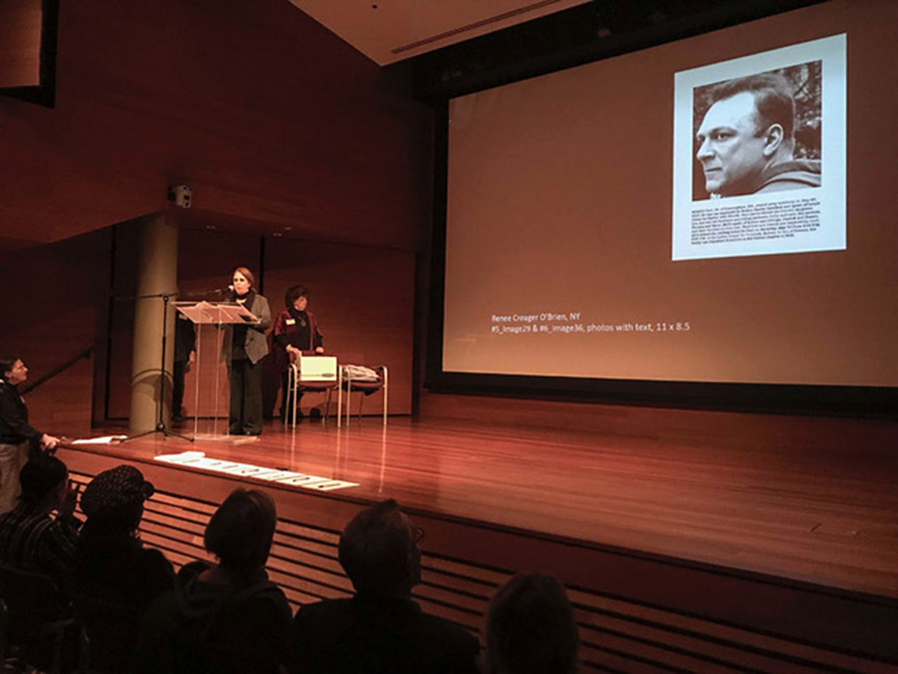 Professor of Photography Renee O’Brien recently spoke as part of her induction into the National Association of Women Artists.