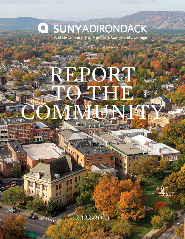 Cover image of the 2022-23 Report to the Community