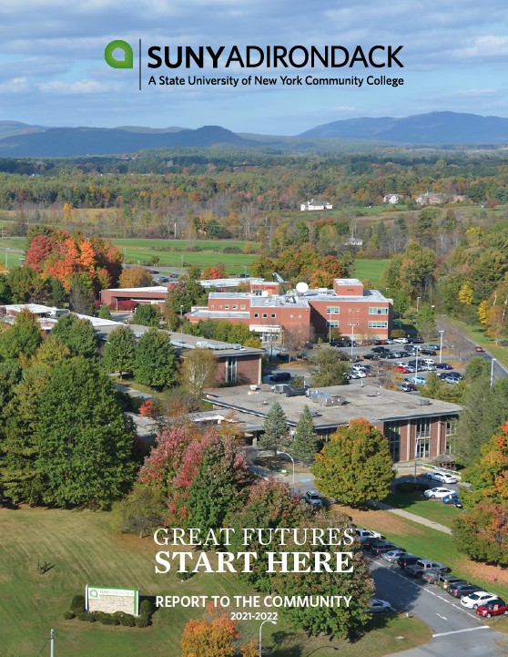 Cover of the 2021-2022 Report to the Community