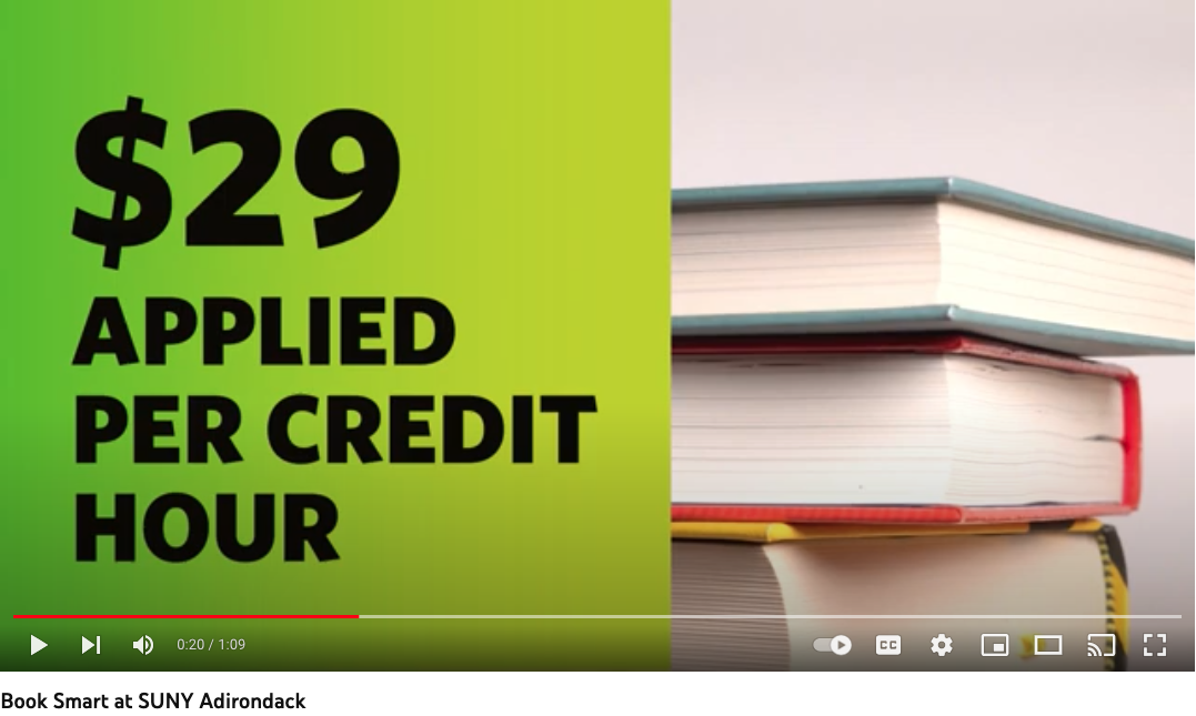 Image of books that says $29 per credit hour