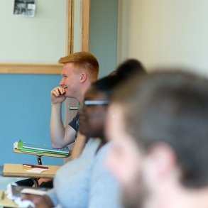 Students in a classroom