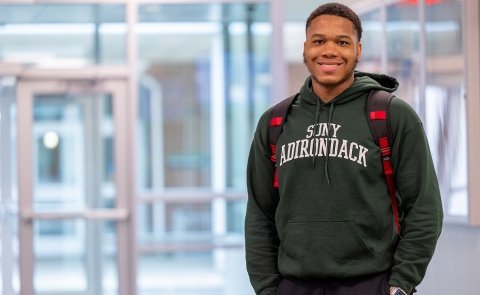 SUNY Adirondack student Tyrese Brown was named a 2025 Coca-Cola Academic Team Bronze Scholar