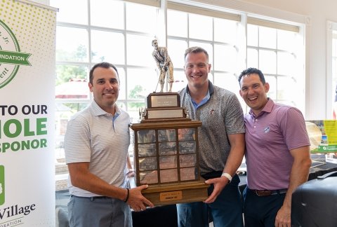 The winners of the 2023 Beeman Classic pose with the trophy