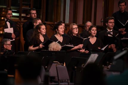 The SUNY Adirondack Chorale performs in concert.