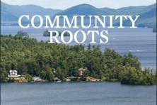 Cover image of the Community Roots Issue 3 brochure of Lake George in Summer